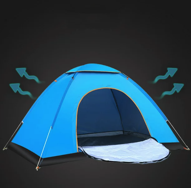 Pop Up Tent 2-3 Person Camping Tent Waterproof Hiking Canopy Shelter