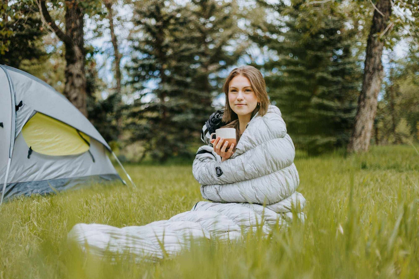 Goose Down Sleeping Bag - Black - BigCamp Store
