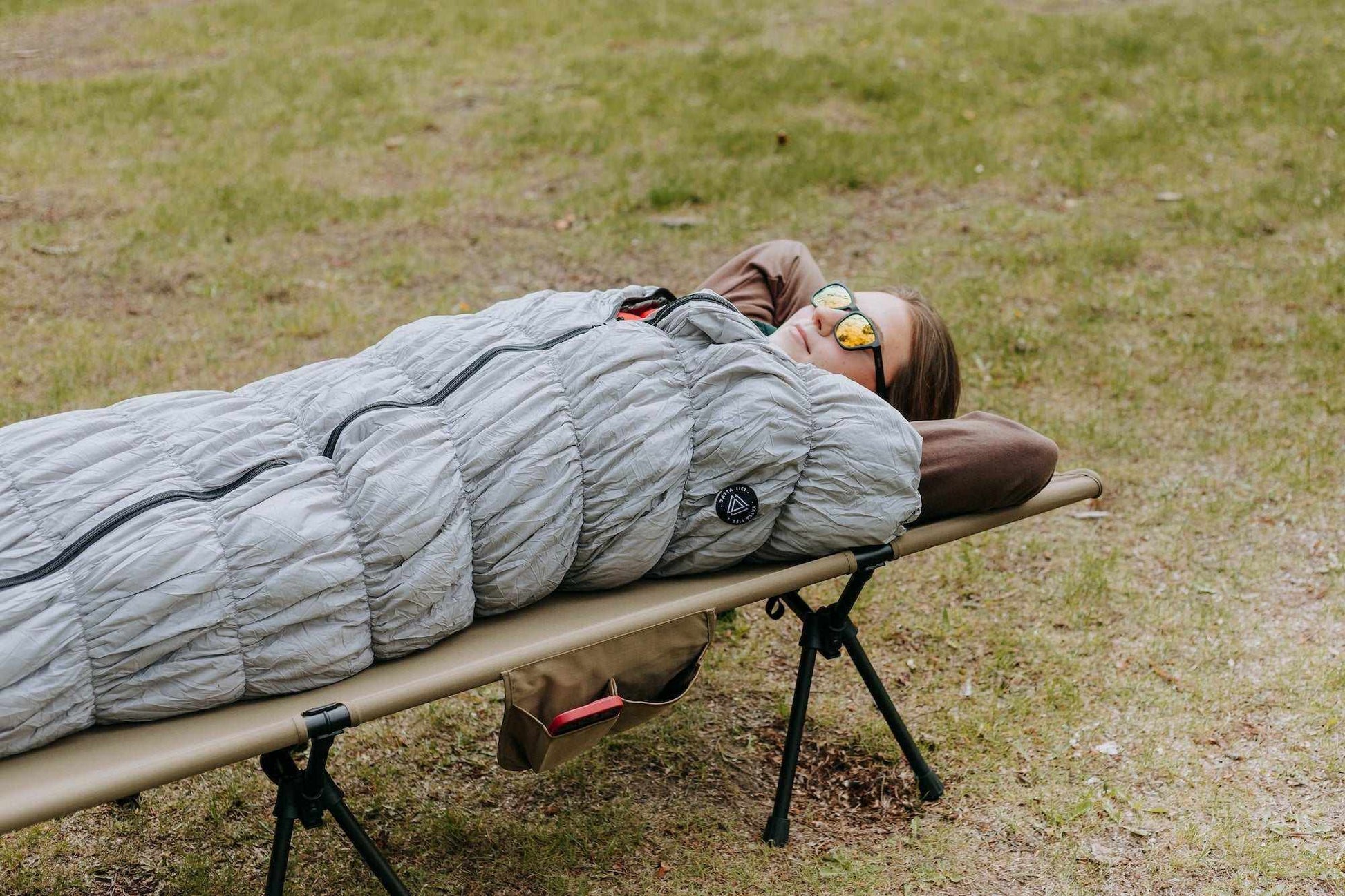 Goose Down Sleeping Bag - Black - BigCamp Store
