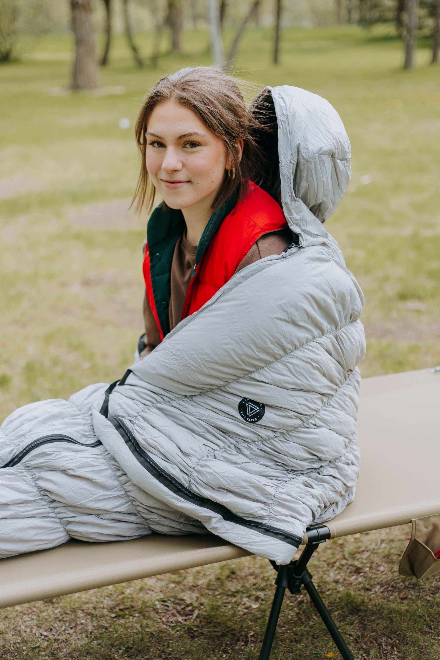 Goose Down Sleeping Bag - Black - BigCamp Store