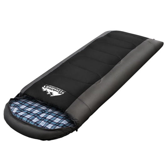 Weisshorn Sleeping Bag Single Thermal Camping Hiking Tent Black  -20°C - BigCamp Store