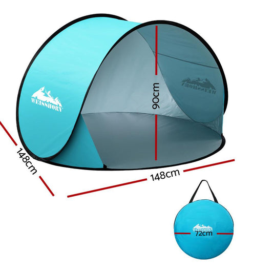 Weisshorn Pop Up Beach Tent Camping Portable Sun Shade Shelter Fishing - BigCamp Store