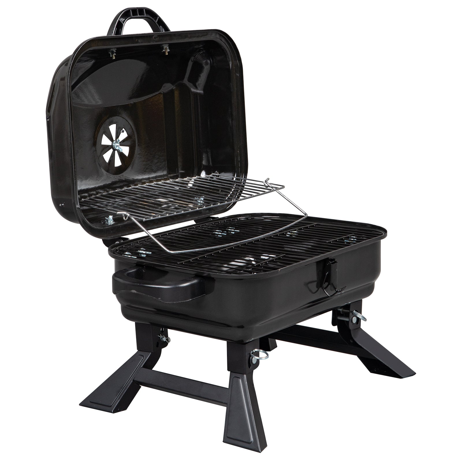 Portable Tabletop BBQ Charcoal Grill - BigCamp Store