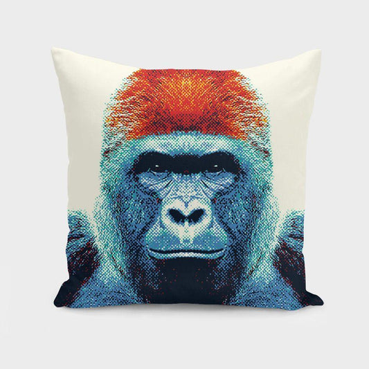 Gorilla - Colorful Animals  Cushion/Pillow - BigCamp Store